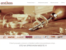 Tablet Screenshot of drevostroj.sk